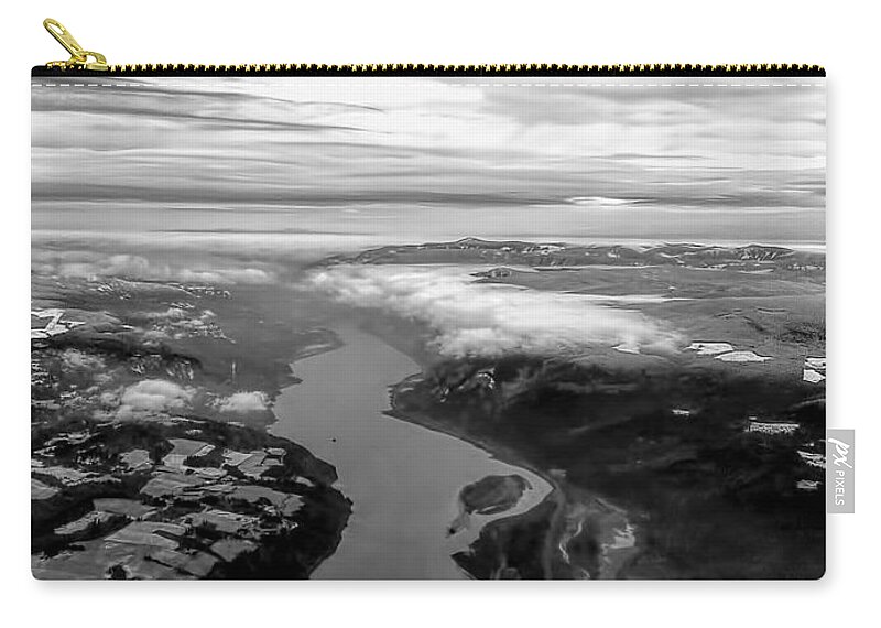 Columbia River Gorge Zip Pouch featuring the photograph Columbia River Gorge by Jon Burch Photography