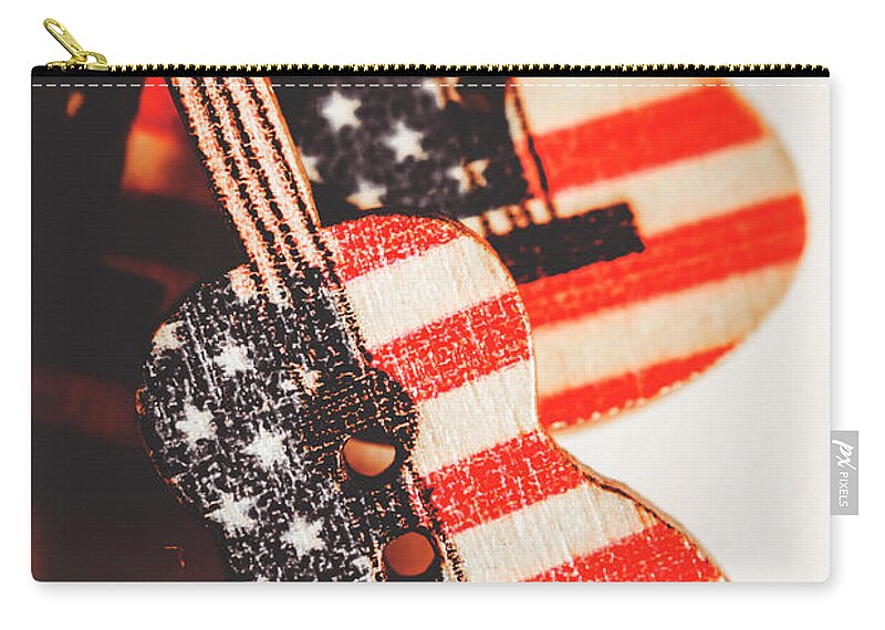 United States Zip Pouch featuring the photograph Concert of stars and stripes by Jorgo Photography