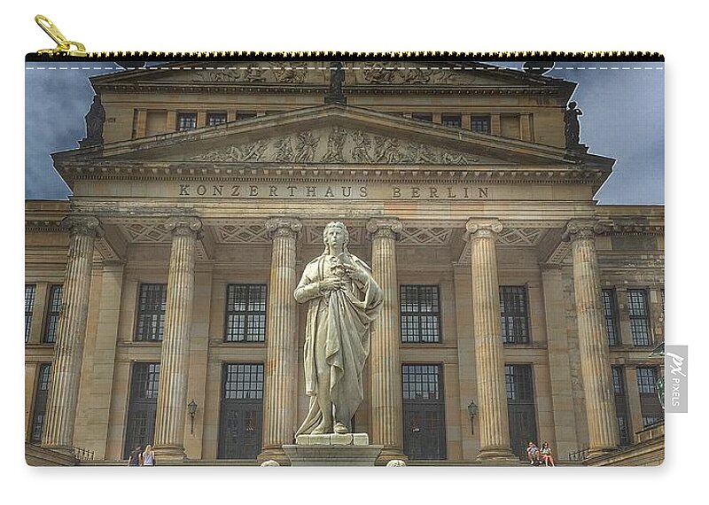 Building Zip Pouch featuring the photograph Concerthal berlin by Andre Brands