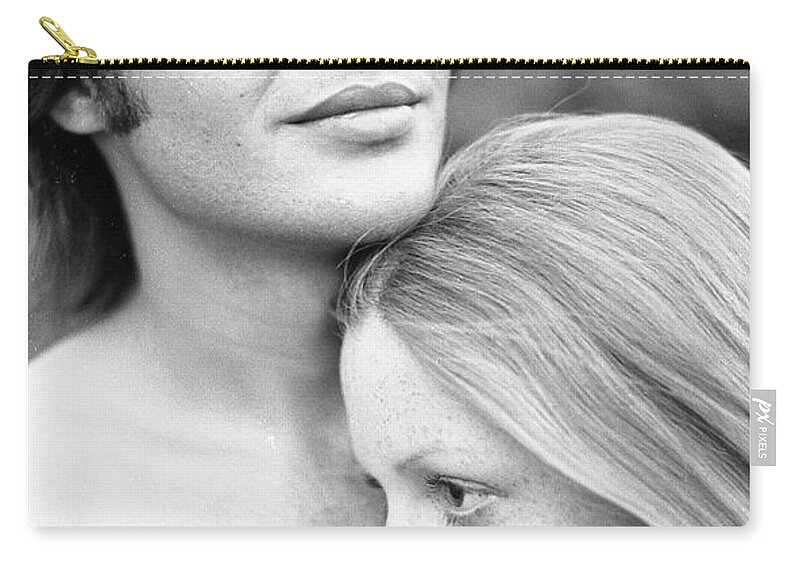 Contemplation Zip Pouch featuring the photograph Contemplation, Part 1, 1973 by Jeremy Butler