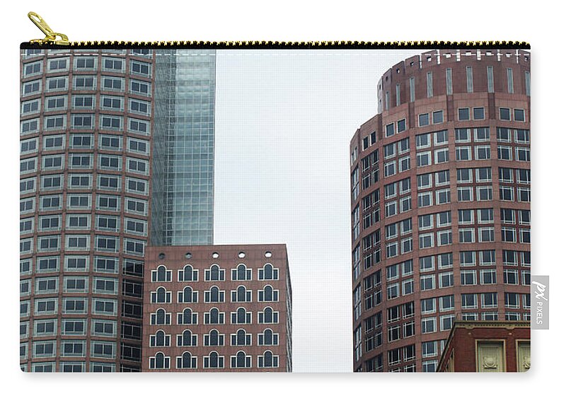 Boston Zip Pouch featuring the photograph Contemporary Boston Architecture by Mary Capriole