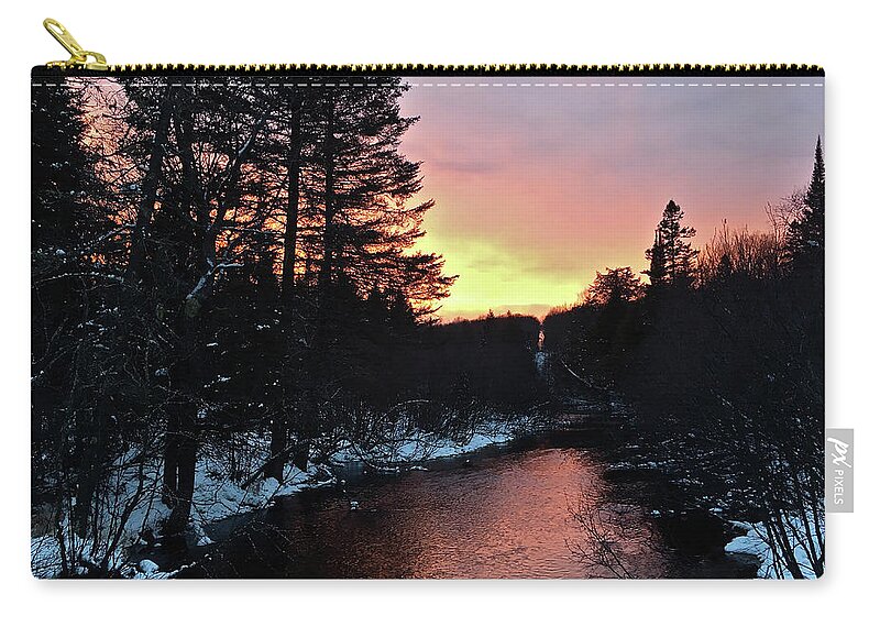  Carry-all Pouch featuring the photograph Cook's Run by Dan Hefle