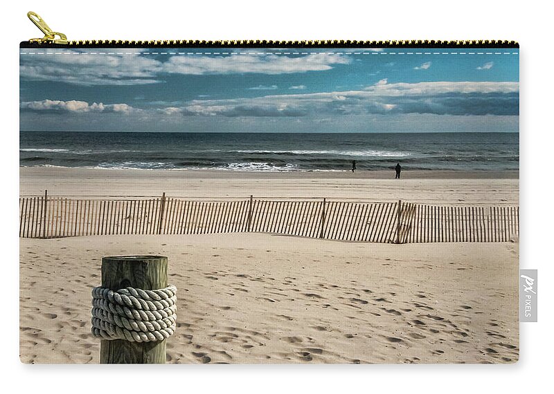 Beach Carry-all Pouch featuring the photograph Coopers Beach by Cathy Kovarik