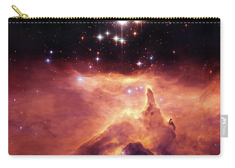 Outer Space Zip Pouch featuring the photograph Cosmic Cave by Jennifer Rondinelli Reilly - Fine Art Photography