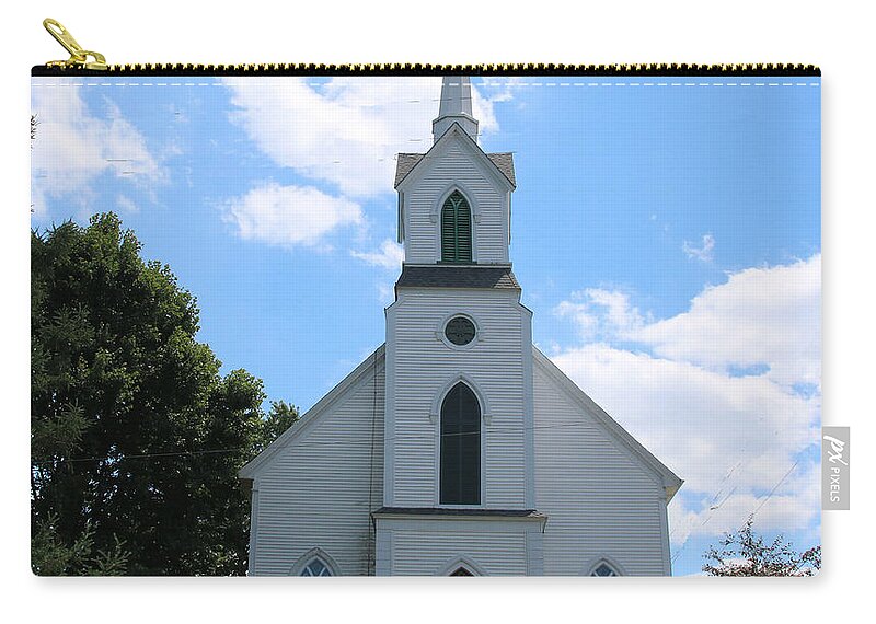  Zip Pouch featuring the photograph Country Church by Rick Redman