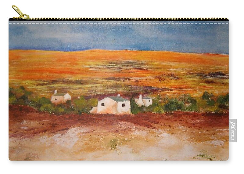  Zip Pouch featuring the photograph Country Landscape by Elizabeth Hoare Gregory
