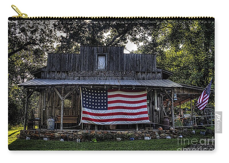 Country Store Zip Pouch featuring the photograph Country Store by Bob Hislop