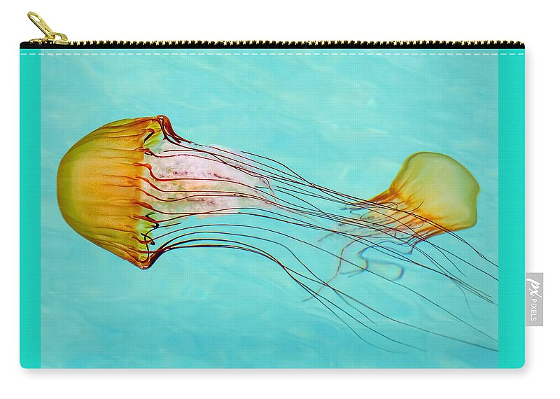 Jelly Fish Carry-all Pouch featuring the photograph Criss Cross by Derek Dean