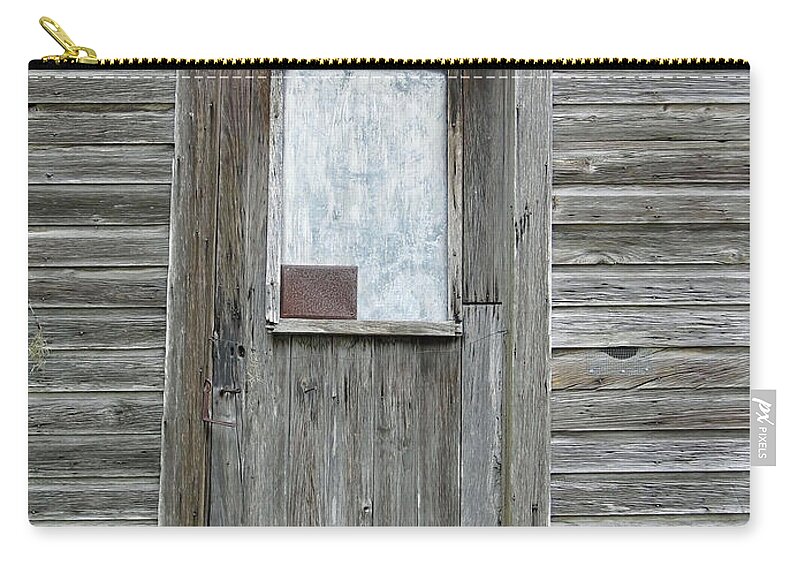 Door Zip Pouch featuring the photograph Crooked Door by D Hackett
