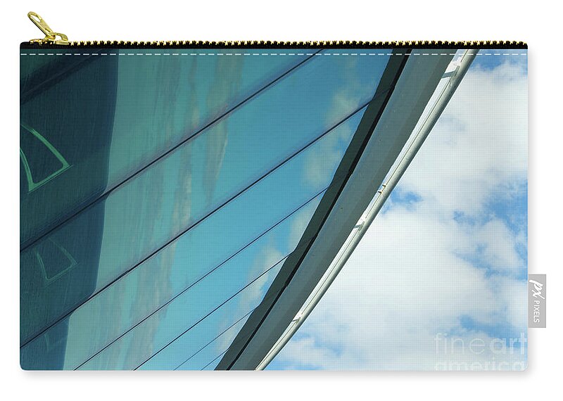 Images Zip Pouch featuring the photograph Cruise Ship Abstract Serenade Windows 1 by Rick Bures