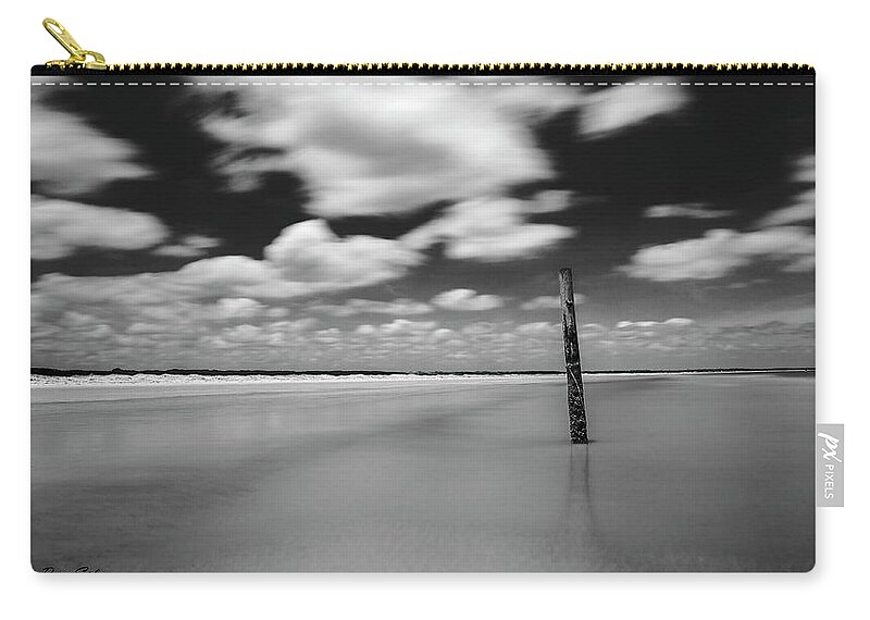 Cumberland Island Zip Pouch featuring the photograph Cumberland Shore by Ray Silva