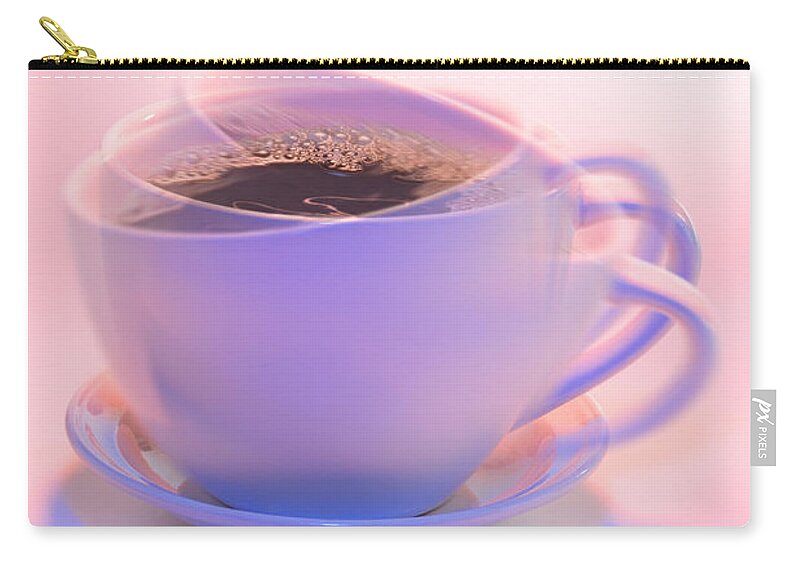 Coffee Zip Pouch featuring the photograph Cup of coffee by George Robinson