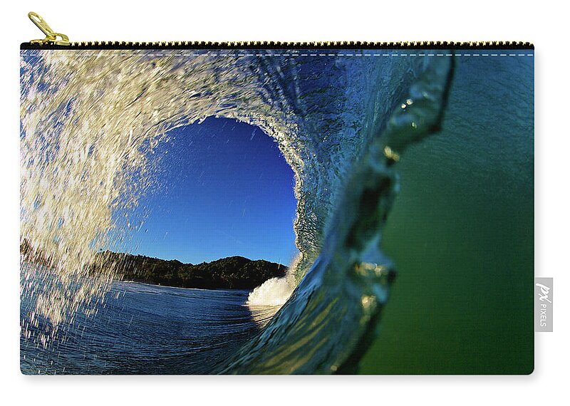 Surfing Carry-all Pouch featuring the photograph Curl by Nik West