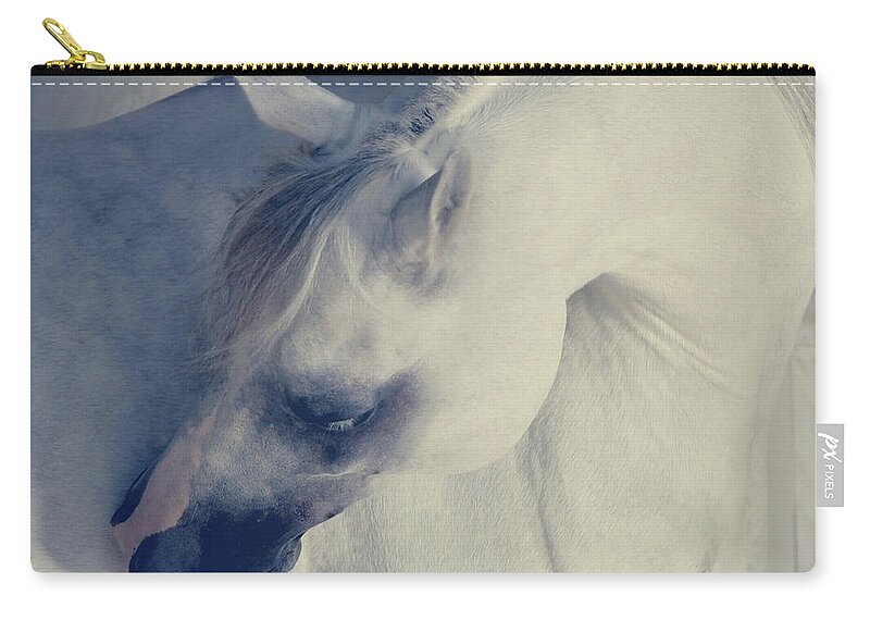 Russian Artists New Wave Zip Pouch featuring the photograph Curves by Ekaterina Druz