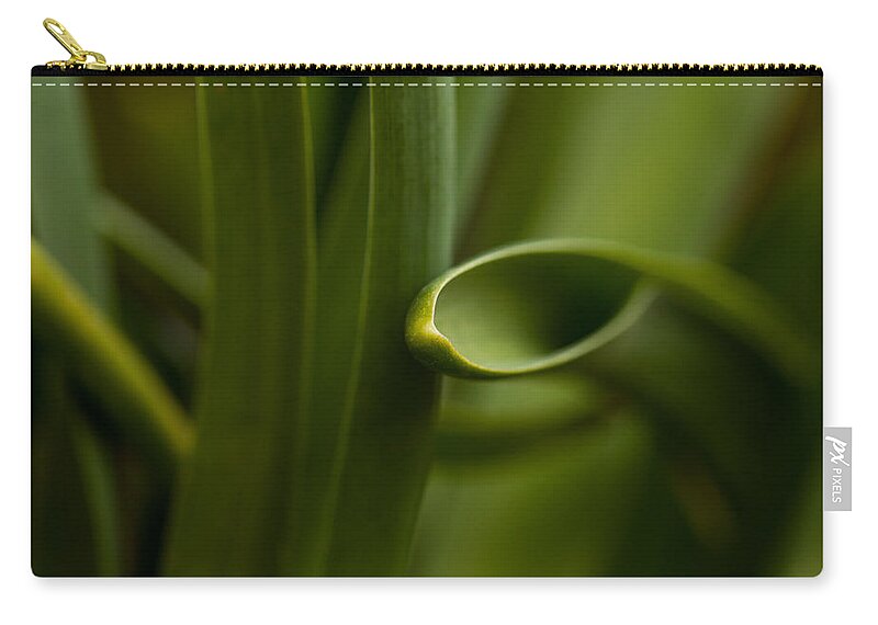Curves Of Nature Zip Pouch featuring the photograph Curves Of Nature by Karol Livote