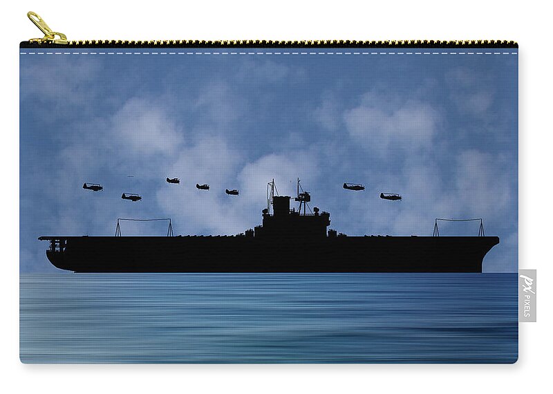 Cus Andrew Jackson Zip Pouch featuring the photograph CUS Andrew Jackson 1936 v1 by Smart Aviation