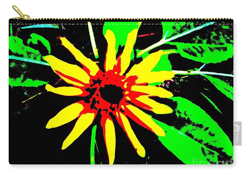 Daisy Zip Pouch featuring the photograph Daisy by Tim Townsend