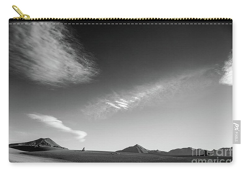 Lipez Zip Pouch featuring the photograph Dali's desert 2 by Olivier Steiner