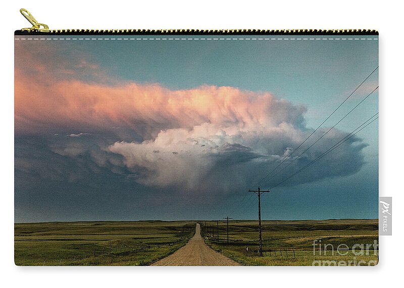 Storms Zip Pouch featuring the photograph Danger is Real by Patti Schulze