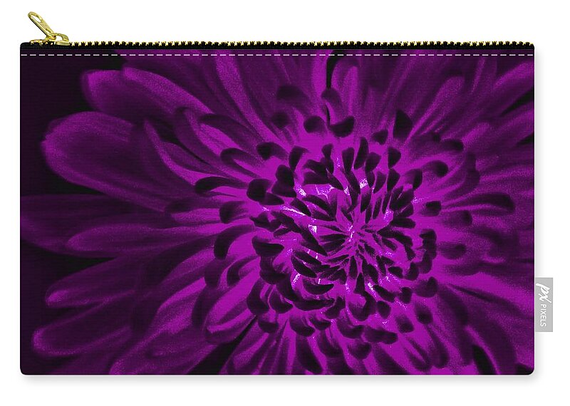 Dark Zip Pouch featuring the photograph Dark And Wily by Rachel Hannah