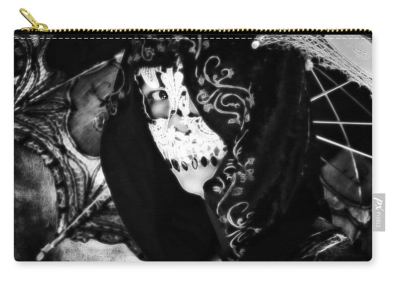 Dark Beauty Zip Pouch featuring the photograph Dark Beauty by Wes and Dotty Weber