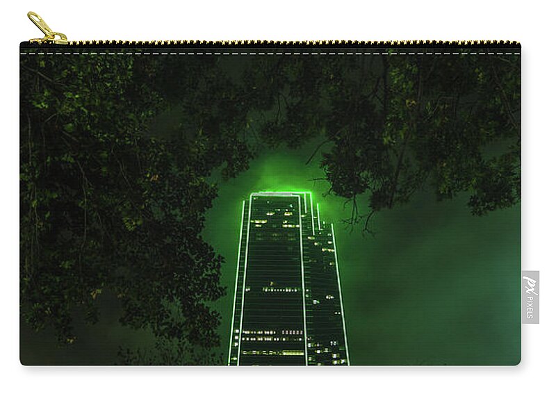 Dallas Zip Pouch featuring the photograph Dark Matter by Peter Hull