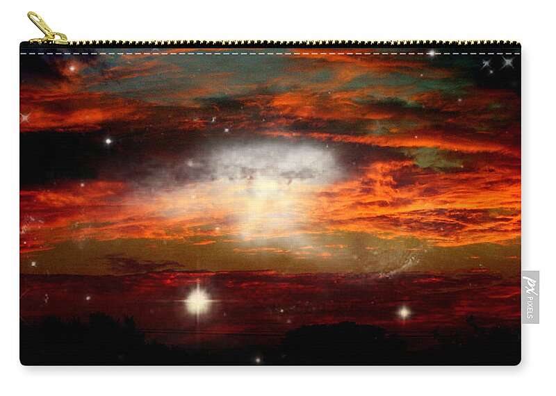 Impressionistic Zip Pouch featuring the photograph Dawn on a New Day by Stacie Siemsen