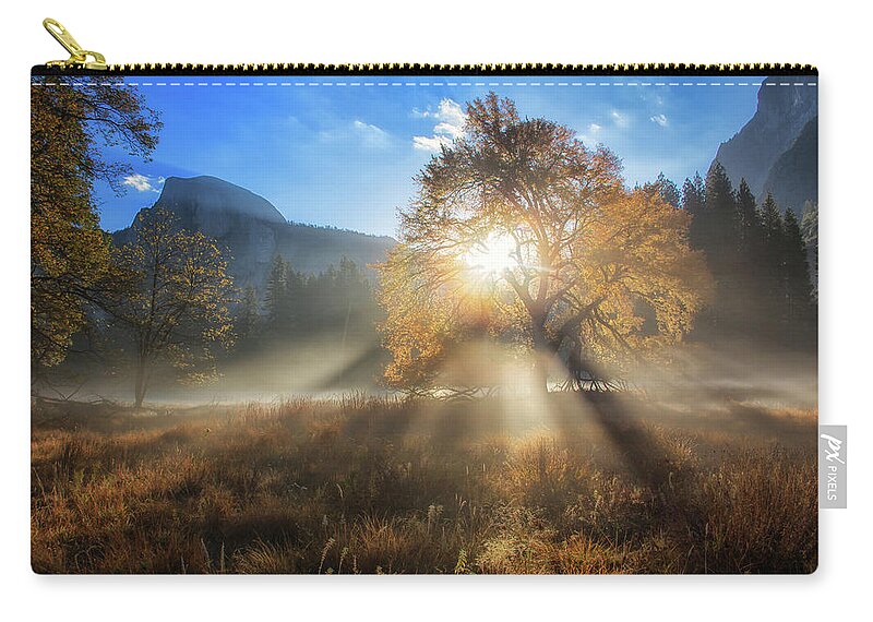 Sunrise Zip Pouch featuring the photograph Day Break by Nicki Frates