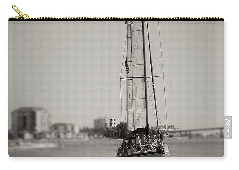 Sail Zip Pouch featuring the photograph Daydreams by Stoney Lawrentz