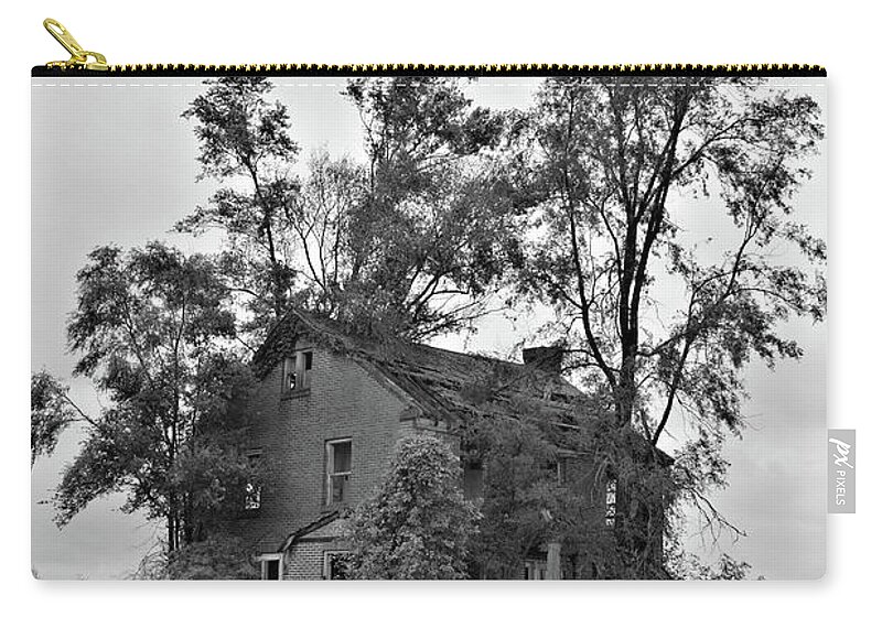 Home Zip Pouch featuring the photograph Days Gone By BNW by Bonfire Photography