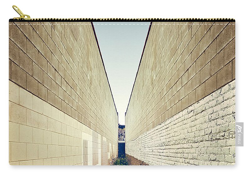 Minimal Zip Pouch featuring the photograph Dead End Alley by Scott Norris