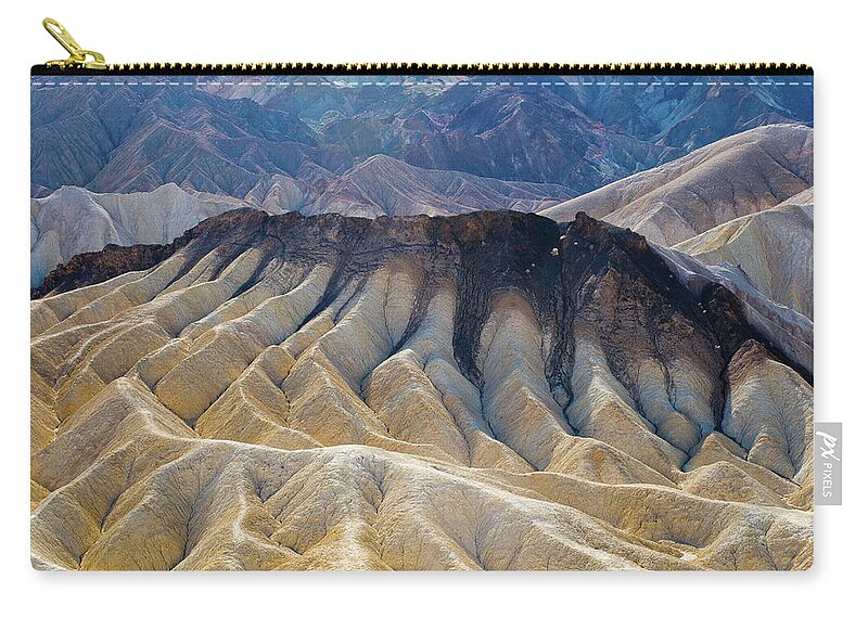 Death Valley Carry-all Pouch featuring the photograph Death Valley - Rock Formations by Rich S