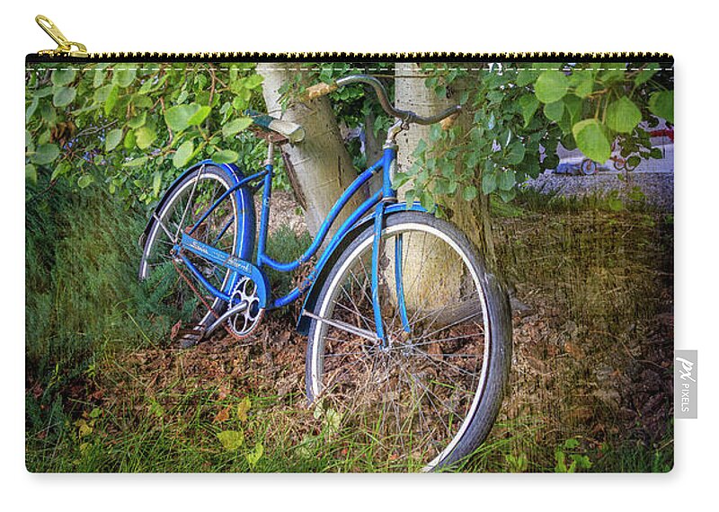 American Carry-all Pouch featuring the photograph Deb's Schwinn I by Craig J Satterlee