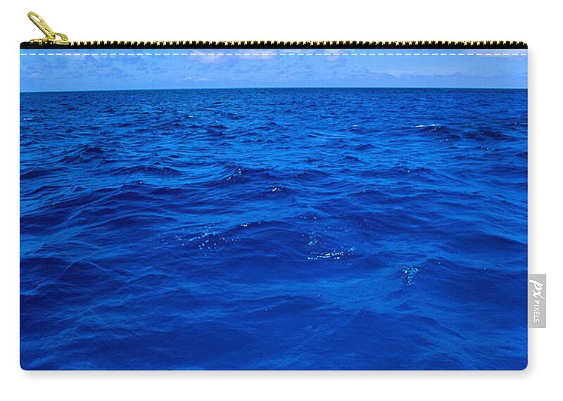Afternoon Zip Pouch featuring the photograph Deep Blue Ocean by Greg Vaughn - Printscapes