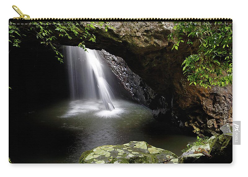 Deep Zip Pouch featuring the photograph Deep Forest by Nicholas Blackwell