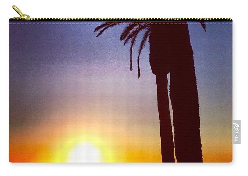 Sunset Carry-all Pouch featuring the photograph Del Mar Days by Denise Railey
