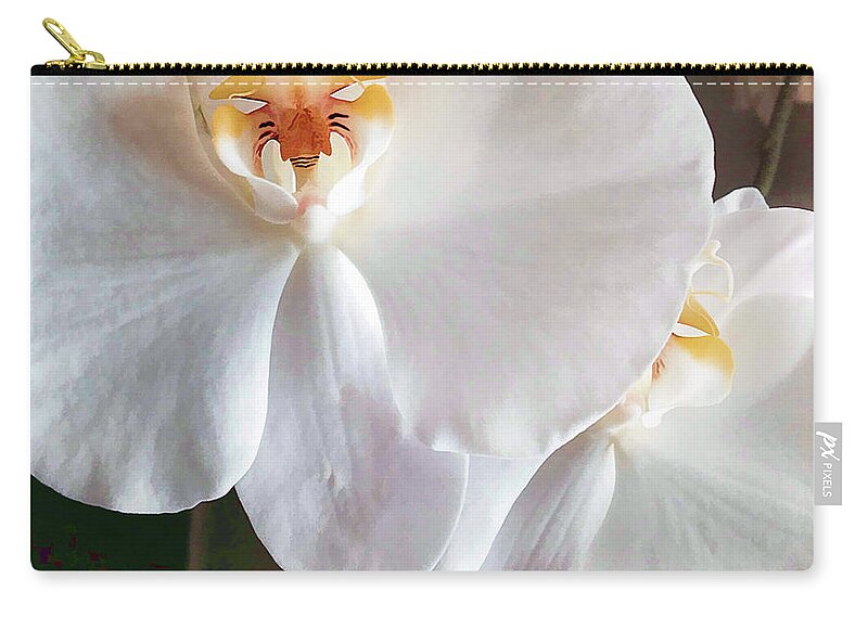 Flower Carry-all Pouch featuring the photograph Delicate Bloom by Joyce Creswell