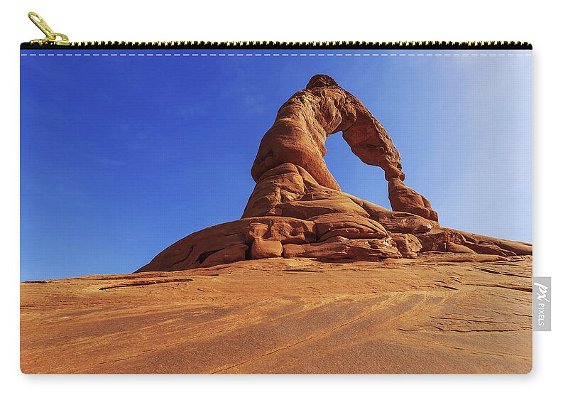 Nature Zip Pouch featuring the photograph Delicate Perspective by Chad Dutson