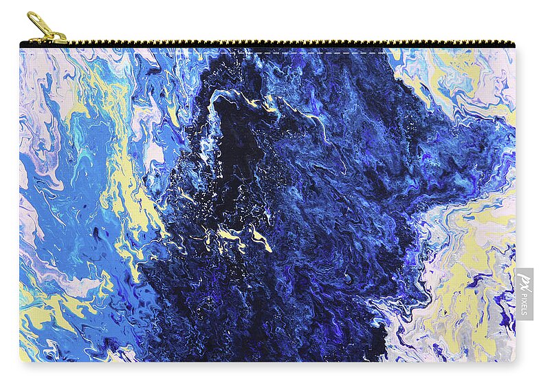 Fusionart Zip Pouch featuring the painting Deluge by Ralph White