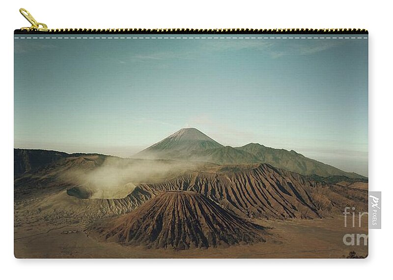 Photography Zip Pouch featuring the photograph Desert Mountain by MGL Meiklejohn Graphics Licensing