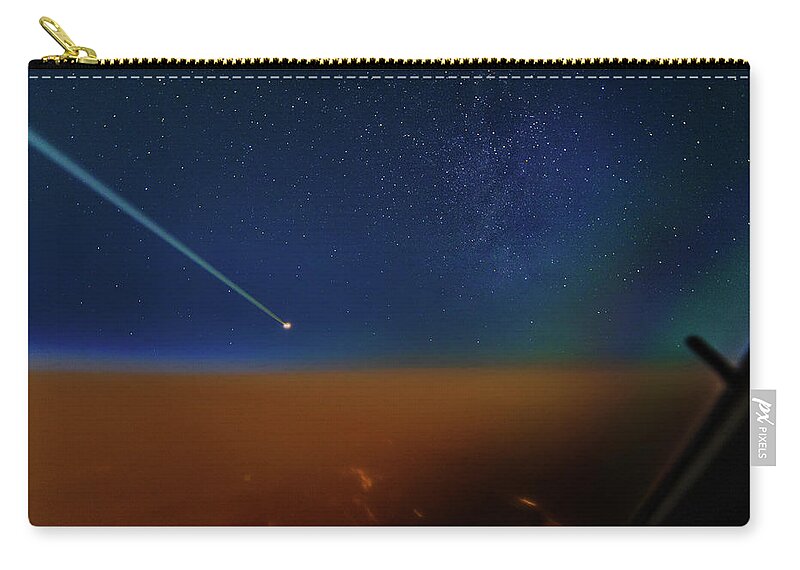 Astronomy Zip Pouch featuring the photograph Destination Universe by Ralf Rohner