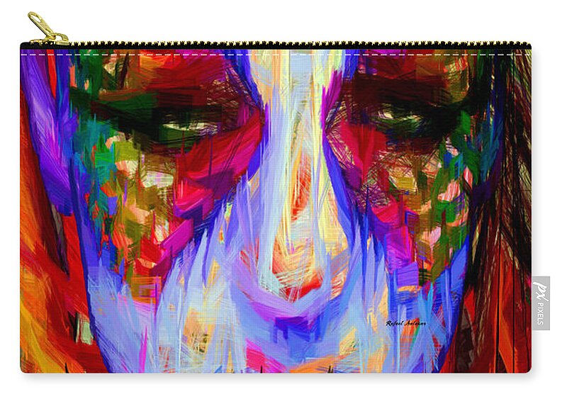 Art Zip Pouch featuring the digital art Did You Get Some Good News by Rafael Salazar