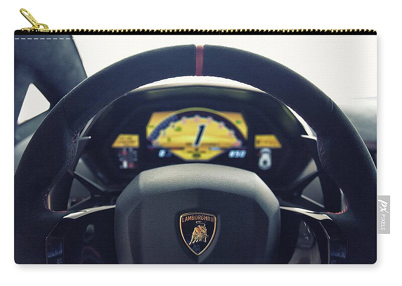Lamborghini Zip Pouch featuring the photograph Digital Age by ItzKirb Photography