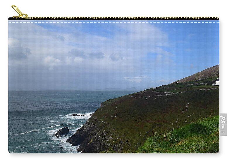Ireland Zip Pouch featuring the photograph Dingle Peninsula by Curtis Krusie