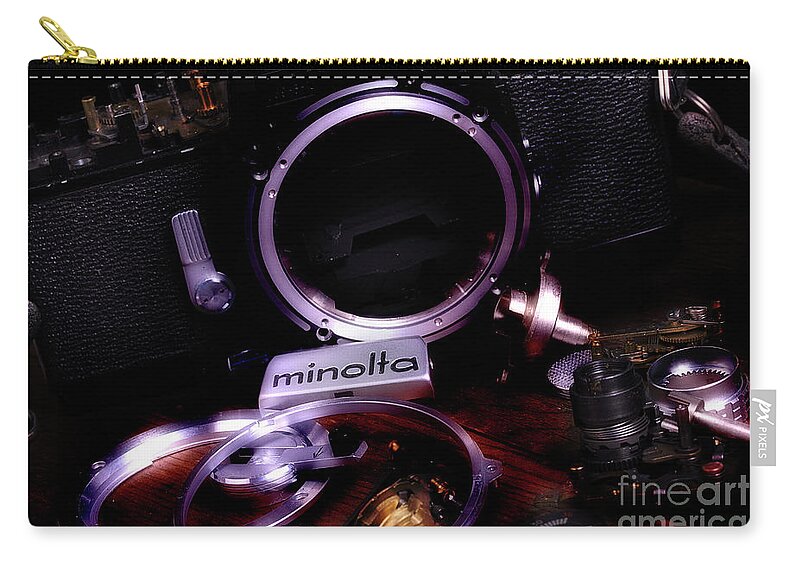 Minolta Zip Pouch featuring the photograph Disassembly by Mike Eingle