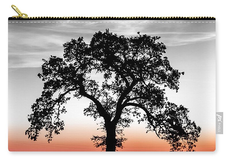 Landscape Zip Pouch featuring the photograph Distinctly by Betty LaRue