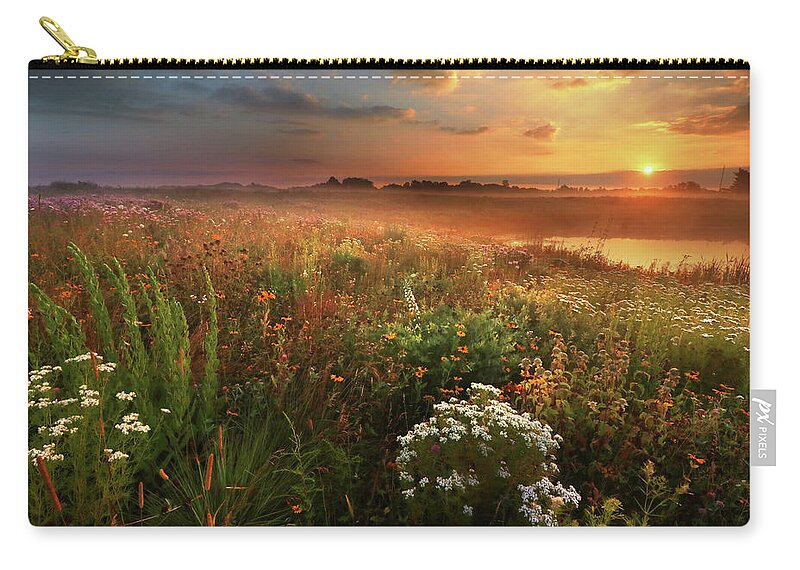 Sunset Zip Pouch featuring the photograph Divine Palette by Rob Blair