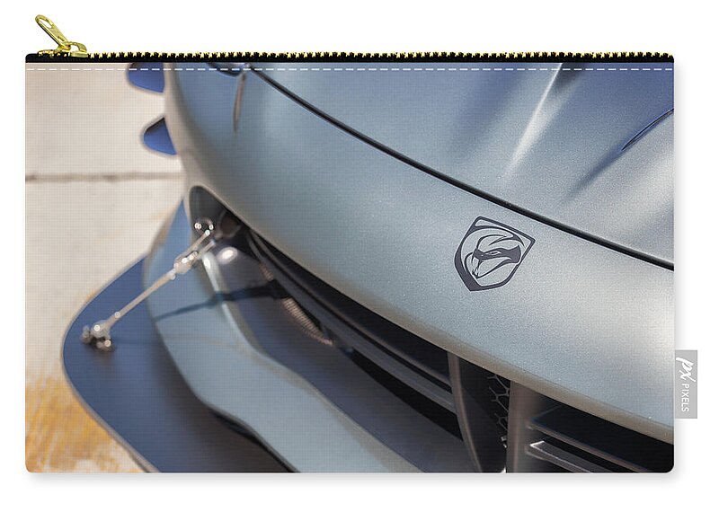American Zip Pouch featuring the photograph #Dodge #ACR #Viper #Print by ItzKirb Photography
