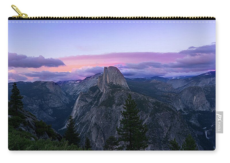Stone Mountain Zip Pouch featuring the photograph Dolomites by Happy Home Artistry