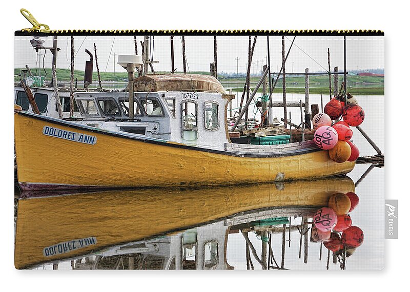 Fishing Boat Carry-all Pouch featuring the photograph Dolores Ann the old fair lady by Tatiana Travelways